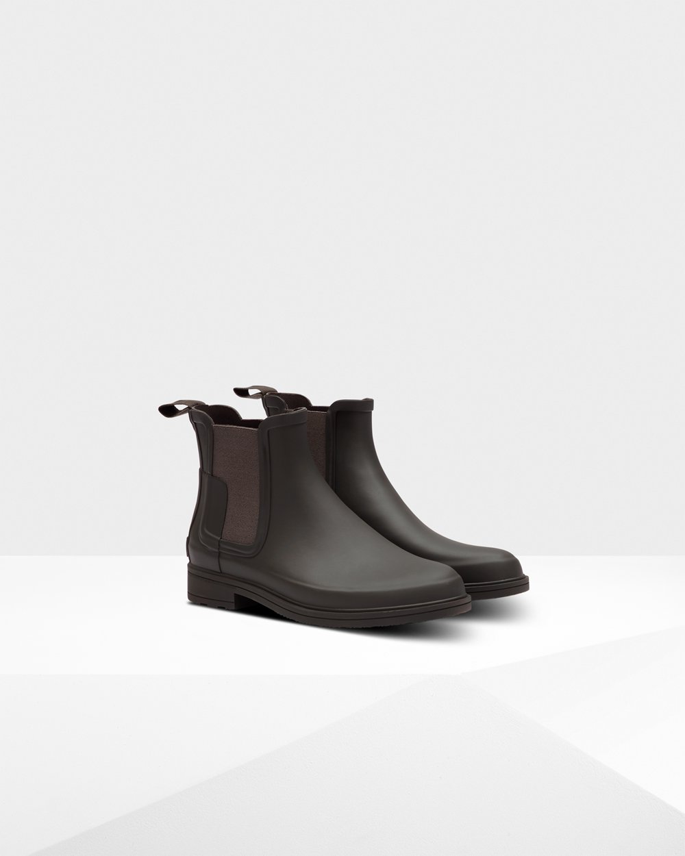 Botas Chelsea Hunter Homem Cinzentas Escuro - Refined Slim Fit - 92OQEFIMP